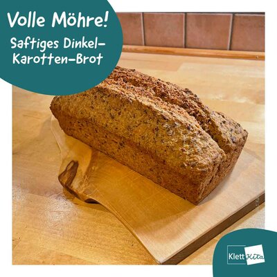 Cover Volle Möhre! Saftiges Dinkel-Karotten-Brot