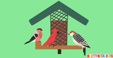 Betrieb am Vogelhäuschen