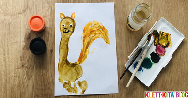 Aus einem Fußabdruck wird ein Eichhörnchen – Kreatives Gestalten auf originelle Art und Weise