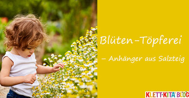 Blüten-Töpferei – Anhänger aus Salzteig