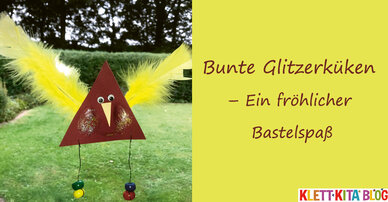 Bunte Glitzerküken – Ein fröhlicher Bastelspaß