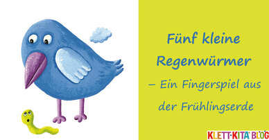 Fünf kleine Regenwürmer – Ein Fingerspiel aus der Frühlingserde