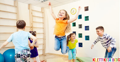 Kraftspiele für die Kita: Ringen, Raufen, Kräftemessen
