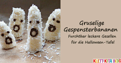 Gruselige Gespensterbananen – Furchtbar leckere Gesellen für die Halloween-Tafel