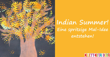 Indian Summer! — Eine spritzige Mal-Idee  entstehen!