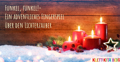 Funkel, funkel! – Ein adventliches Fingerspiel über den Lichterzauber