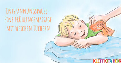 Entspannungspause – Eine Frühlingsmassage mit weichen Tüchern