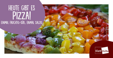 Heute gibt es Pizza! –Einmal fruchtig-süß, einmal salzig