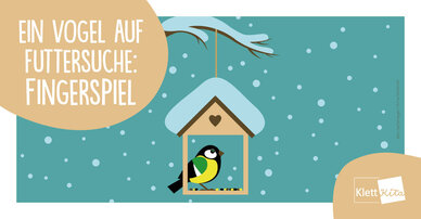 Ein Vogel auf Futtersuche – Fingerspiel