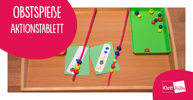 Obstspieße - Aktionstablett