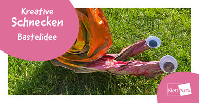 Kreative Schnecken – Bastelidee | Klett Kita Portal