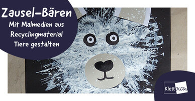 Mit Malmedien aus Recyclingmaterial Tiere gestalten | Klett Kita Portal