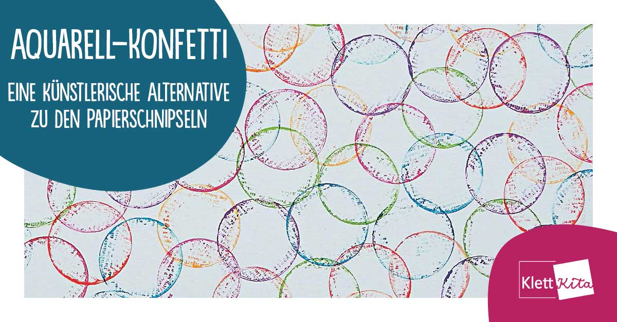 Aquarell-Konfetti – Eine künstlerische Alternative zu den Papierschnipseln