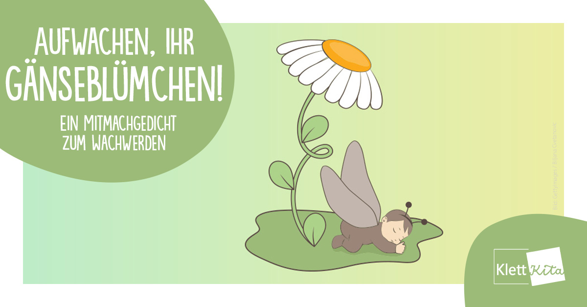 Aufwachen, ihr Gänseblümchen! – Ein Mitmachgedicht zum Wachwerden