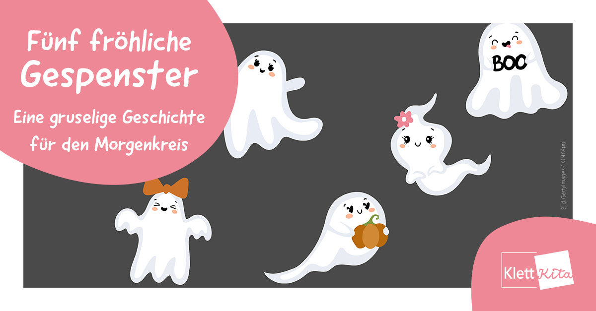 Fünf fröhliche Gespenster— Eine gruselige Geschichte für den ...