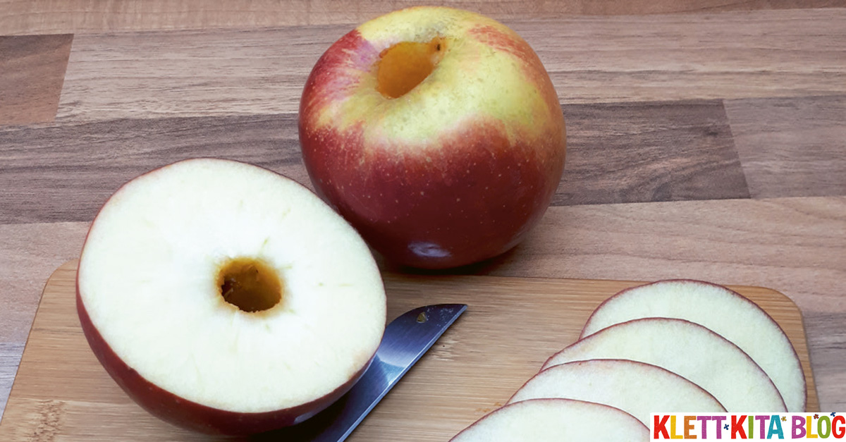 Gesund naschen - Apfelringe selbst herstellen