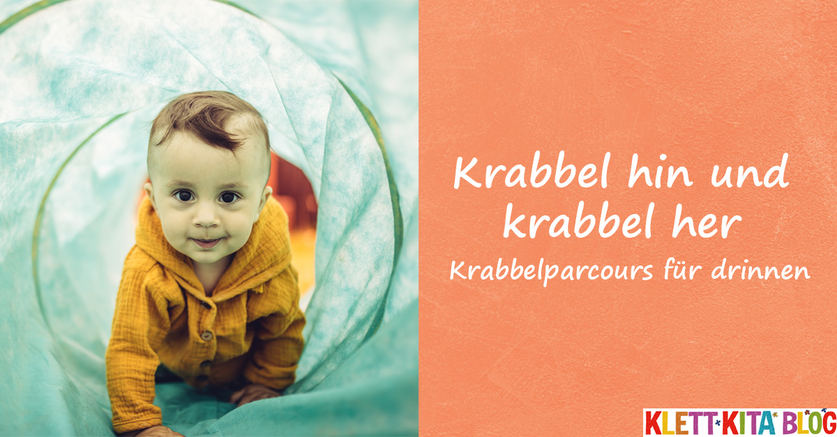 Krabbel hin und krabbel her – Krabbelparcours für drinnen