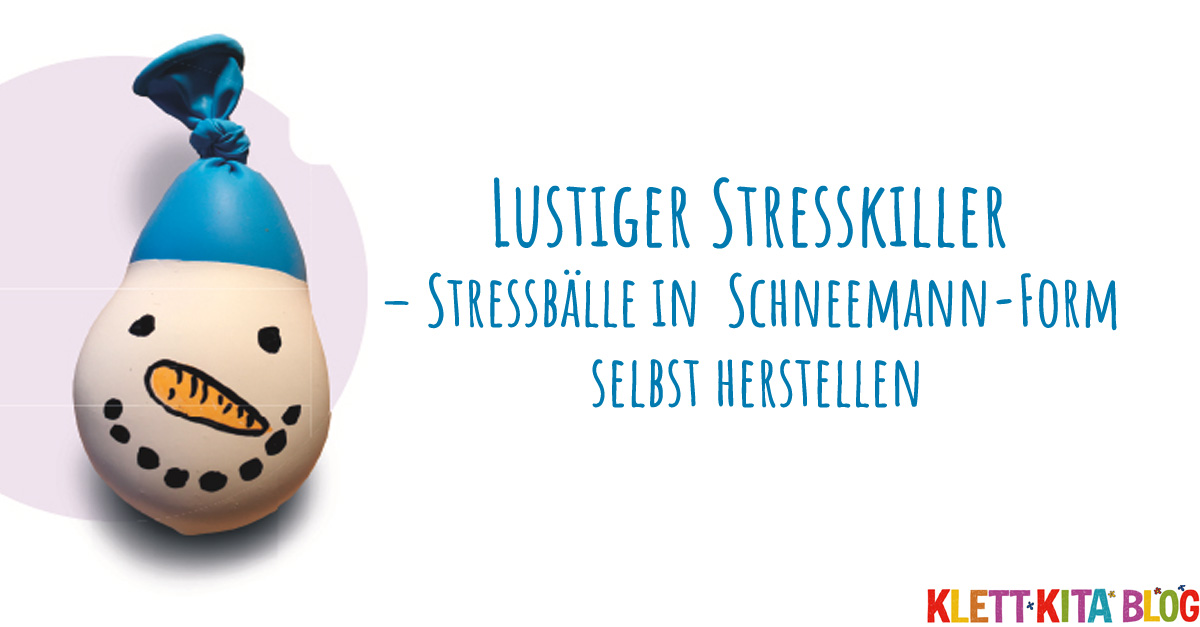 Lustiger Stresskiller – Stressbälle in Schneemann-Form selbst herstellen