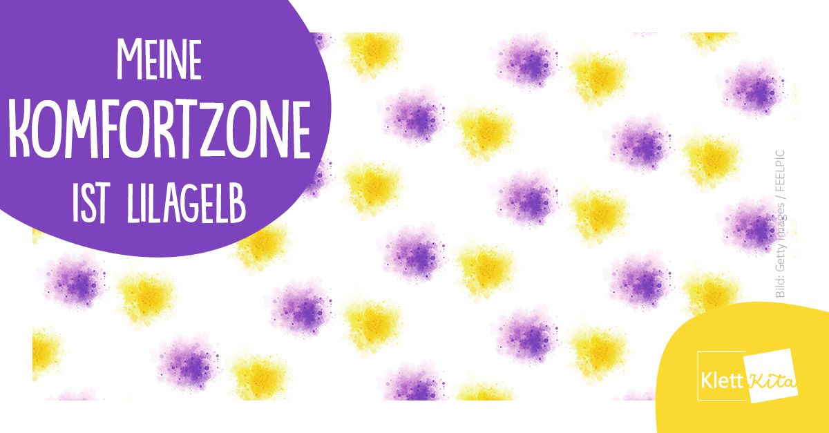 Meine Komfortzone ist lilagelb