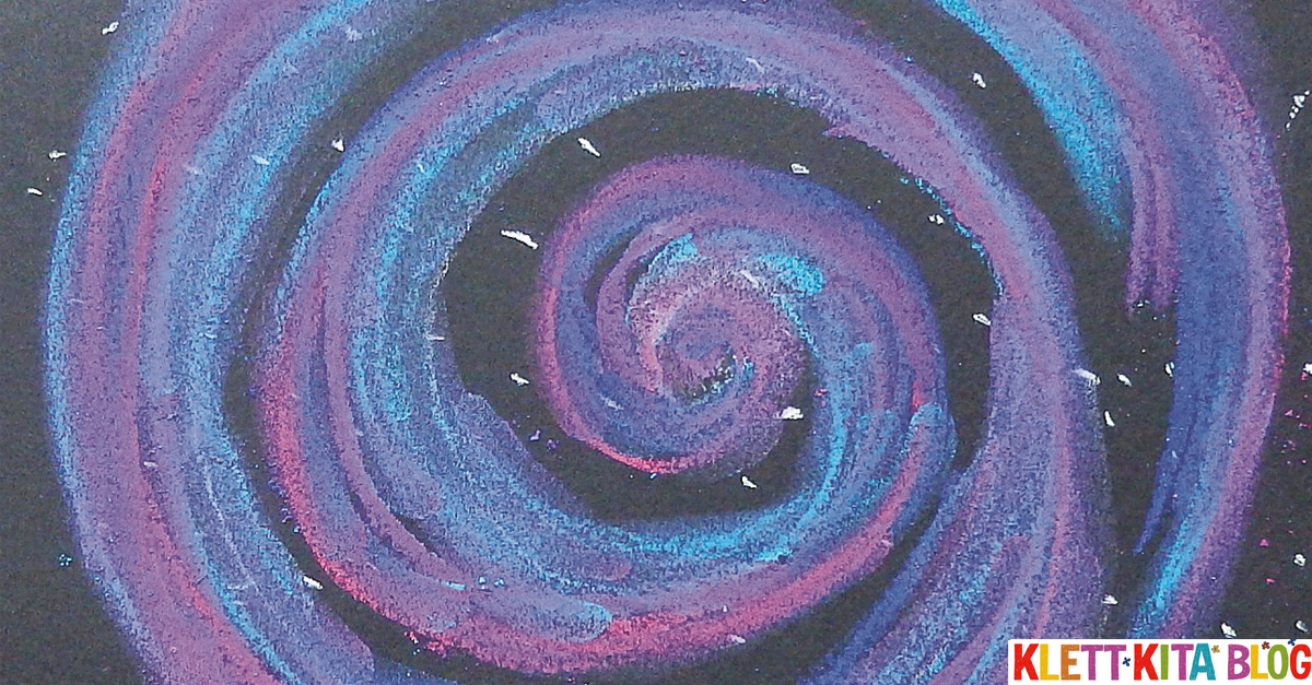 Meine bunte Galaxie – Kosmische Himmelserscheinungen in leuchtenden Farben malen