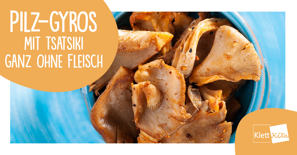Pilz-Gyros mit Tsatsiki – Ganz ohne Fleisch