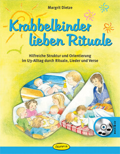 Cover Krabbelkinder lieben Rituale (Buch + CD)