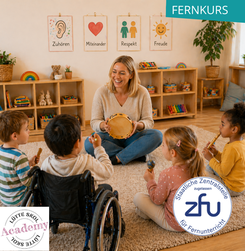 Cover Fernkurs: Lütte Skol Musikpädagoge/-in Fachbereich Inklusion mit Musik