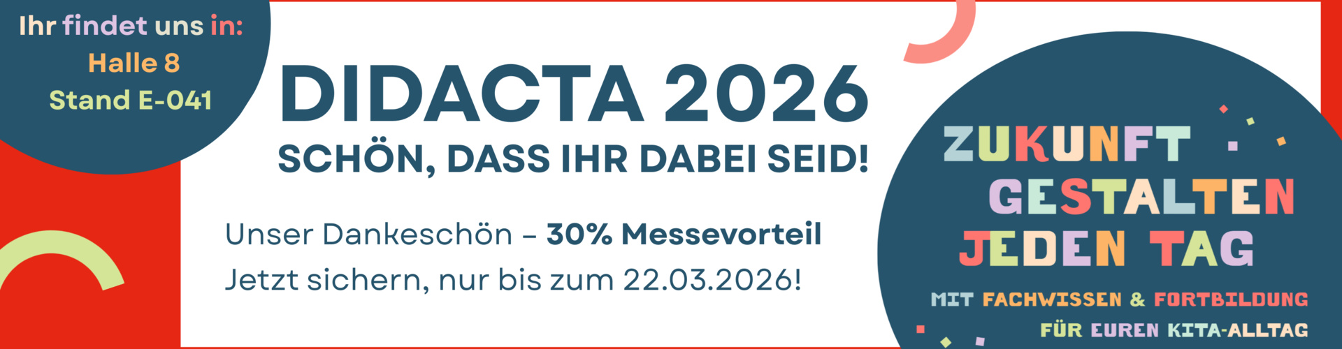 Didacta 2026 - Schön, dass du dabei bist!