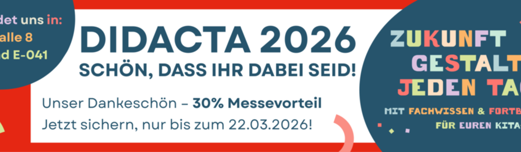 Didacta 2026 - Schön, dass du dabei bist!