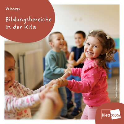 Cover Bildungsbereiche in der Kita: Überblick, Ziele und Praxisideen