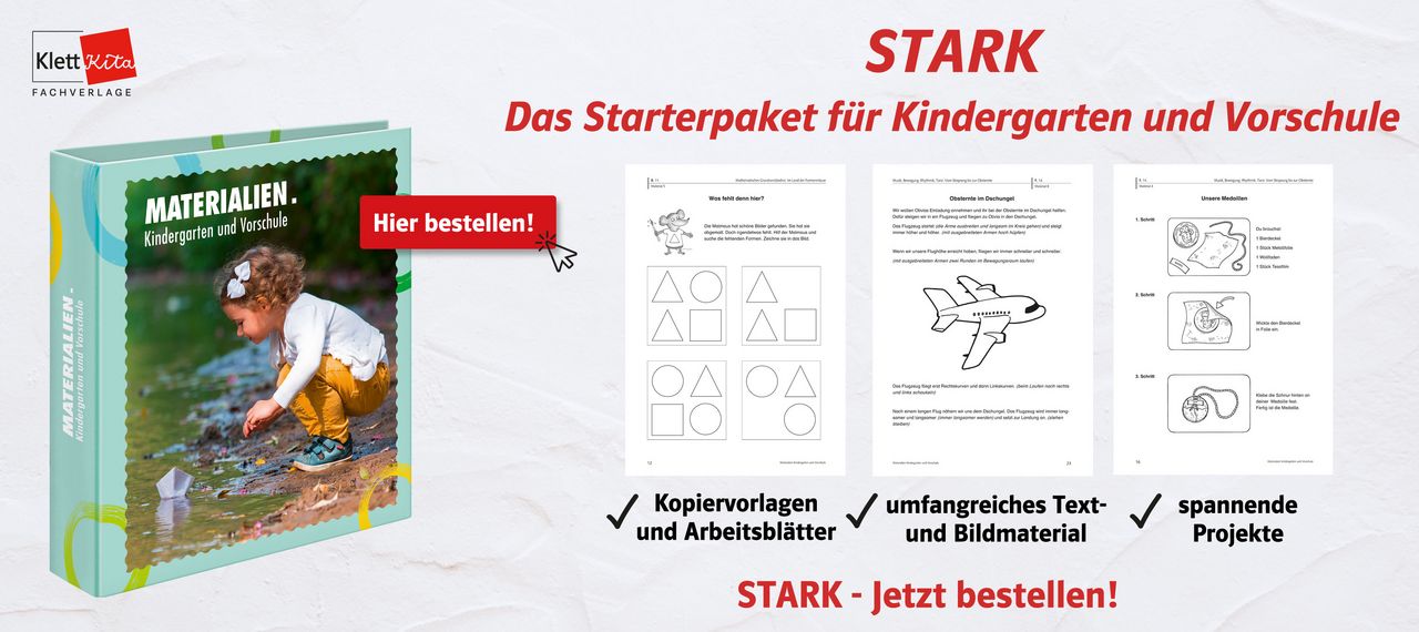 Aktionsgedicht Sprachförderung Stark Materialien Kindergarten und Vorschule