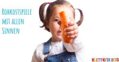 Rohkostspiele mit allen Sinnen