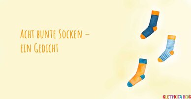 Acht bunte Socken – ein Gedicht zum Thema Zahlen