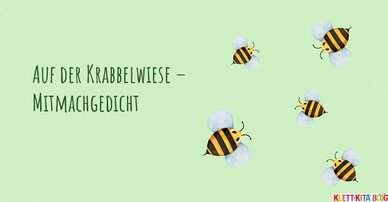 Mitmachgedicht – Auf der Krabbelwiese