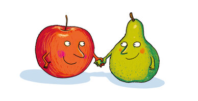 Die Obstschale ist umgefallen – Eine Aufpass- und Bewegungsgeschichte