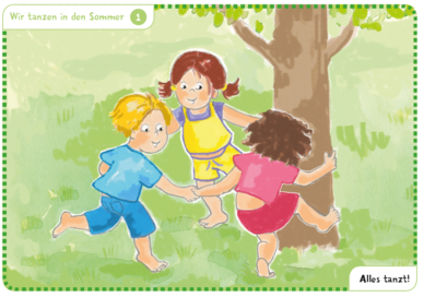 Wir tanzen in den Sommer - Ein Bewegungsspiel für die Krippe