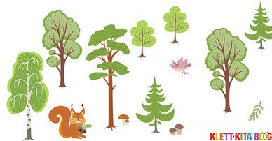 Hoch oben im Baum – Eine gereimte Eichhörnchenmassage