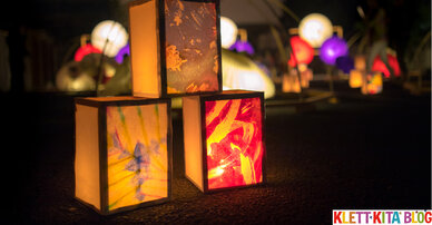 Laternenwerkstatt im Herbst –  Kreative Laterne