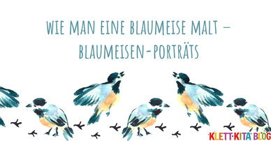Wie man eine Blaumeise malt – Blaumeisen-Portraits