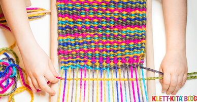 Wir weben ein Geschenk – Eine Gestaltungsaktion für flinke Finger