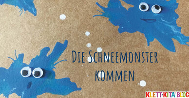Die Schneemonster kommen! – Pust- und Schnauf-Monster gestalten