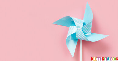 Bunte Windräder basteln – Dekoration zum Pusten und Spielen