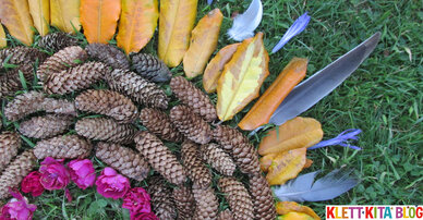 Entspannungstechnik – Ein Mandala aus Naturmaterialien