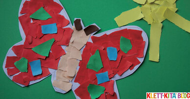 Mein Schnipsel-Schmetterling – Bastelanleitung