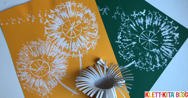 Eine Wiese voller Pusteblumen – XXL-Dekoration